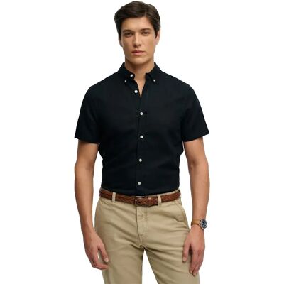 Superdry Chemise à Manches Courtes M4011006a Eclipse Navy L Homme - Publicité Superdry Chemise à Manches Courtes M4011006a Eclipse Navy L Homme - Publicité