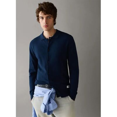 Pepe Jeans Cardigan Andre Polo Dulwich Blue XS - Publicité Pepe Jeans Cardigan Andre Polo Dulwich Blue XS - Publicité