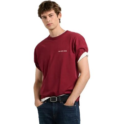 Pepe Jeans T-shirt à Manches Courtes Charlie Ruby Wine Red L Homme - Publicité Pepe Jeans T-shirt à Manches Courtes Charlie Ruby Wine Red L Homme - Publicité