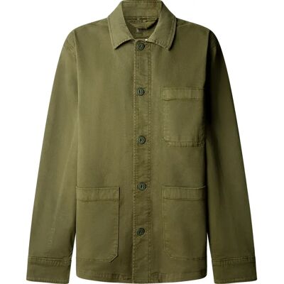 Pepe Jeans Chemise Surchemise Pm4027344 Trench Green L Homme - Publicité Pepe Jeans Chemise Surchemise Pm4027344 Trench Green L Homme - Publicité