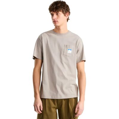 The North Face T-shirt à Manches Courtes Mountain Logo Relaxed Graphic Stone Slab S Homme - Publicité The North Face T-shirt à Manches Courtes Mountain Logo Relaxed Graphic Stone Slab S Homme - Publicité