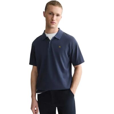 Scotch & Soda Polo à Manches Courtes 183793 Relaxed Fit Sky Captain L Homme - Publicité Scotch & Soda Polo à Manches Courtes 183793 Relaxed Fit Sky Captain L Homme - Publicité
