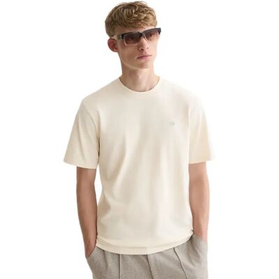 Scotch & Soda T-shirt à Manches Courtes 184409 Eggnog L Homme - Publicité Scotch & Soda T-shirt à Manches Courtes 184409 Eggnog L Homme - Publicité