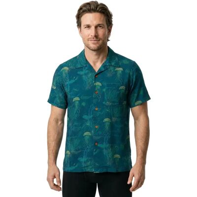 Nudie Jeans Chemise à Manches Courtes Arvid Hawaii Multi Deep Sea M - Publicité Nudie Jeans Chemise à Manches Courtes Arvid Hawaii Multi Deep Sea M - Publicité