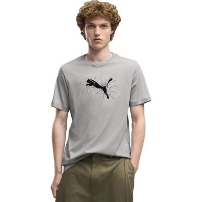 Puma T-shirt à Manches Courtes Graphics Cat Logo Gray Echo XS - Publicité Puma T-shirt à Manches Courtes Graphics Cat Logo Gray Echo XS - Publicité