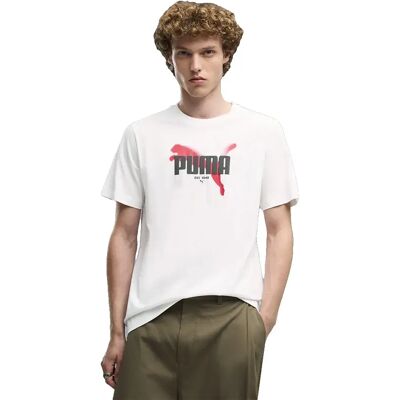Puma T-shirt à Manches Courtes Graphics Puma White M - Publicité Puma T-shirt à Manches Courtes Graphics Puma White M - Publicité