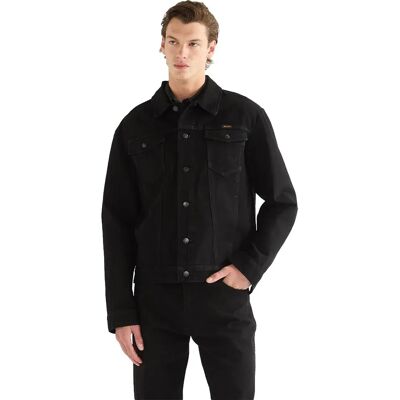Wrangler Veste En Jean Cowboy Cut Shadow Black M - Publicité Wrangler Veste En Jean Cowboy Cut Shadow Black M - Publicité