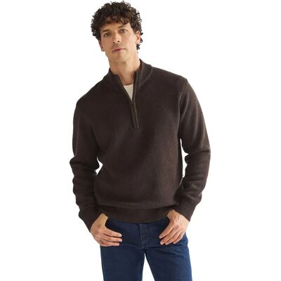 Wrangler Pull Quarter Knit Chocolate Torte M - Publicité Wrangler Pull Quarter Knit Chocolate Torte M - Publicité