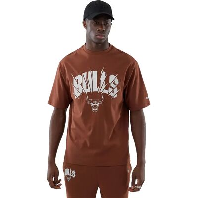 New Era T-shirt à Manches Courtes Nba Core Plus Oversize Chicago Bulls Med Brown L Homme - Publicité New Era T-shirt à Manches Courtes Nba Core Plus Oversize Chicago Bulls Med Brown L Homme - Publicité