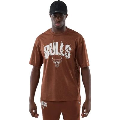 New Era T-shirt à Manches Courtes Nba Core Plus Oversize Mesh Chicago Bulls Med Brown M - Publicité New Era T-shirt à Manches Courtes Nba Core Plus Oversize Mesh Chicago Bulls Med Brown M - Publicité