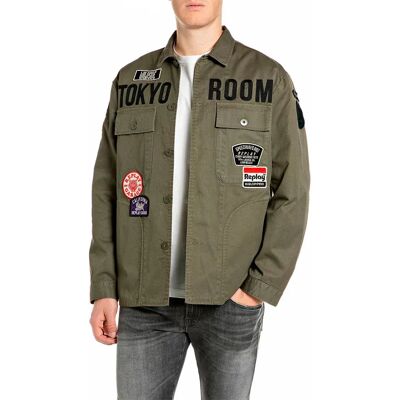 Replay Veste M000u.000.00qwyw Ivy Green L - Publicité Replay Veste M000u.000.00qwyw Ivy Green L - Publicité