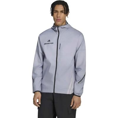 Adidas Veste Mercedes Amg Windbreaker Glory Grey / Silver Dawn XS - Publicité Adidas Veste Mercedes Amg Windbreaker Glory Grey / Silver Dawn XS - Publicité