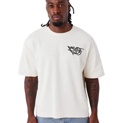 Pro-Ject X Paris T-shirt à Manches Courtes 2611145 Cream / Black M Homme - Publicité Pro-Ject X Paris T-shirt à Manches Courtes 2611145 Cream / Black M Homme - Publicité