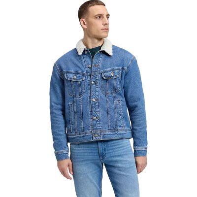 Lee Veste En Jean Sherpa Relaxed Fit Mountain Range XL - Publicité Lee Veste En Jean Sherpa Relaxed Fit Mountain Range XL - Publicité