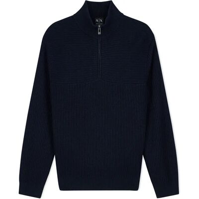 Giorgio Armani Exchange Pull à Demi-zip Xm002862_af10348 Deep Navy XS - Publicité Giorgio Armani Exchange Pull à Demi-zip Xm002862_af10348 Deep Navy XS - Publicité