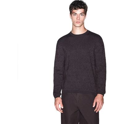 Giorgio Armani Exchange Pull Xm002986_af10454 Licorice M - Publicité Giorgio Armani Exchange Pull Xm002986_af10454 Licorice M - Publicité
