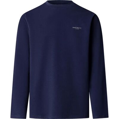 Hackett T-shirt De Pyjama à Manches Longues Hmu200057 Ink Blue L Homme - Publicité Hackett T-shirt De Pyjama à Manches Longues Hmu200057 Ink Blue L Homme - Publicité