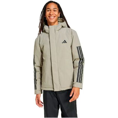 Adidas Veste Climawarm 3 Stripes Insulated Silver Pebble L - Publicité Adidas Veste Climawarm 3 Stripes Insulated Silver Pebble L - Publicité