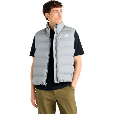 New Balance Gilet Boston Puffer Grey L - Publicité New Balance Gilet Boston Puffer Grey L - Publicité