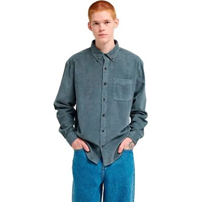 Element Chemise à Manches Longues Button Down Corduroy Regular Fit Dark Slate L Homme - Publicité Element Chemise à Manches Longues Button Down Corduroy Regular Fit Dark Slate L Homme - Publicité