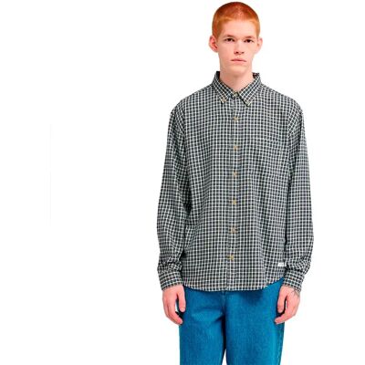 Element Chemise à Manches Longues Button Down Flannel Regular Fit Gingham Checks S Homme - Publicité Element Chemise à Manches Longues Button Down Flannel Regular Fit Gingham Checks S Homme - Publicité