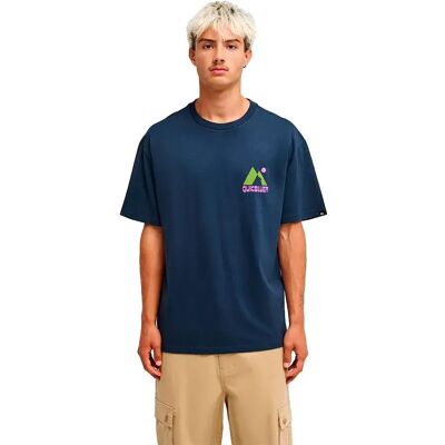 Quiksilver T-shirt à Manches Courtes Peak Dark Navy M Homme - Publicité Quiksilver T-shirt à Manches Courtes Peak Dark Navy M Homme - Publicité
