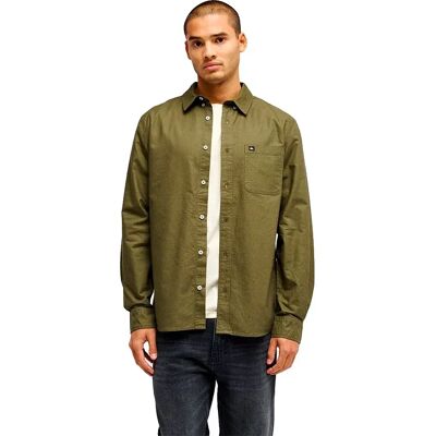 Quiksilver Chemise à Manches Longues Smoke Trail Oxford Grape Leaf L Homme - Publicité Quiksilver Chemise à Manches Longues Smoke Trail Oxford Grape Leaf L Homme - Publicité