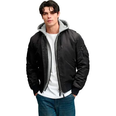 Superdry Blouson Bomber Ma1 Jet Black L - Publicité Superdry Blouson Bomber Ma1 Jet Black L - Publicité