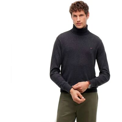 Tommy Hilfiger Pull à Col Roulé Mw0mw28048 Cashmere Dark Grey Heather XL - Publicité Tommy Hilfiger Pull à Col Roulé Mw0mw28048 Cashmere Dark Grey Heather XL - Publicité