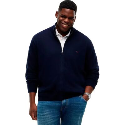Tommy Hilfiger Sweat-shirt Zippé Mw0mw34107 Plus Size Desert Sky 4XL Homme - Publicité Tommy Hilfiger Sweat-shirt Zippé Mw0mw34107 Plus Size Desert Sky 4XL Homme - Publicité