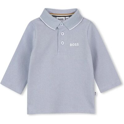 Boss Polo à Manches Longues J53481 Sky Blue 3 Années - Publicité Boss Polo à Manches Longues J53481 Sky Blue 3 Années - Publicité