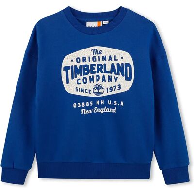Timberland Sweat-shirt T61063 Blue 6 Années - Publicité Timberland Sweat-shirt T61063 Blue 6 Années - Publicité