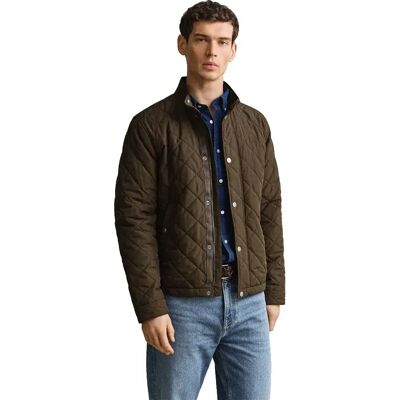 Gant Veste Matelassée 7006638 Black Brown S - Publicité Gant Veste Matelassée 7006638 Black Brown S - Publicité