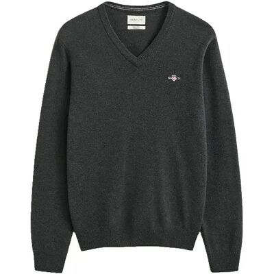 Gant Pull à Col En V 87312 Dark Moss Green M - Publicité Gant Pull à Col En V 87312 Dark Moss Green M - Publicité