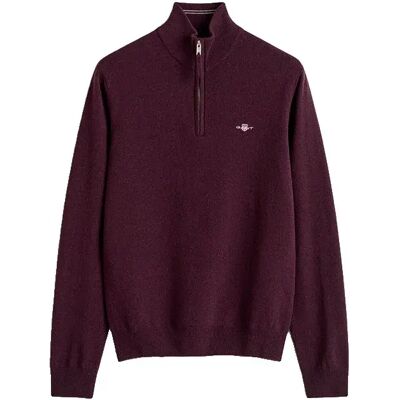 Gant Pull à Demi-zip 87313 Darkened Wine S - Publicité Gant Pull à Demi-zip 87313 Darkened Wine S - Publicité