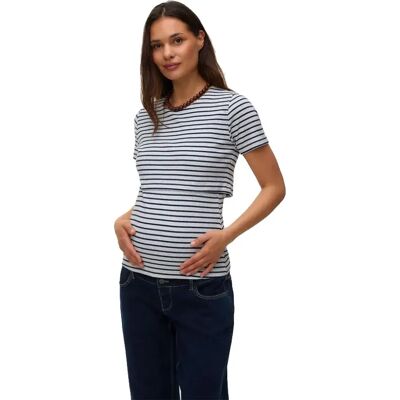 Mamalicious T-shirt à Manches Courtes June Maternity Light Grey Melange / Navy Blazer L Femme - Publicité Mamalicious T-shirt à Manches Courtes June Maternity Light Grey Melange / Navy Blazer L Femme - Publicité