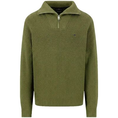 Fynch Hatton Pull à Demi-zip 1610902 Moss 3XL - Publicité Fynch Hatton Pull à Demi-zip 1610902 Moss 3XL - Publicité