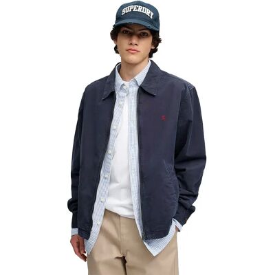 Superdry Veste Lightweight Preppy Harrington Darkest Navy L Homme - Publicité Superdry Veste Lightweight Preppy Harrington Darkest Navy L Homme - Publicité