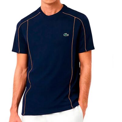 Lacoste T-shirt à Manches Courtes Ultra-dry Pique Graphic Logo Navy Blue XL - Publicité Lacoste T-shirt à Manches Courtes Ultra-dry Pique Graphic Logo Navy Blue XL - Publicité