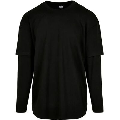 Urban Classics T-shirt à Manches Longues Tb2887 Black / Black 2XL - Publicité Urban Classics T-shirt à Manches Longues Tb2887 Black / Black 2XL - Publicité