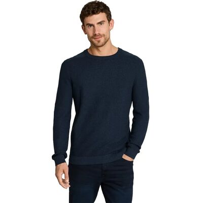 Tom Tailor Pull 1053187 Mouline Blue Navy 3XL - Publicité Tom Tailor Pull 1053187 Mouline Blue Navy 3XL - Publicité