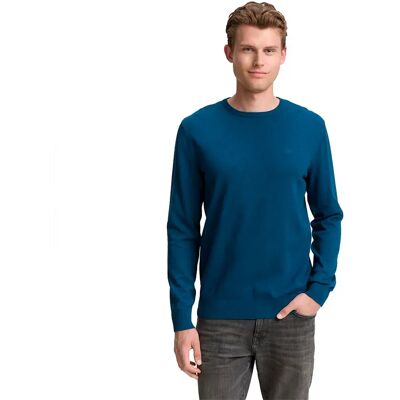 Tom Tailor Pull Simple Knitted Ultra Marine Blue Melange 2XL - Publicité Tom Tailor Pull Simple Knitted Ultra Marine Blue Melange 2XL - Publicité