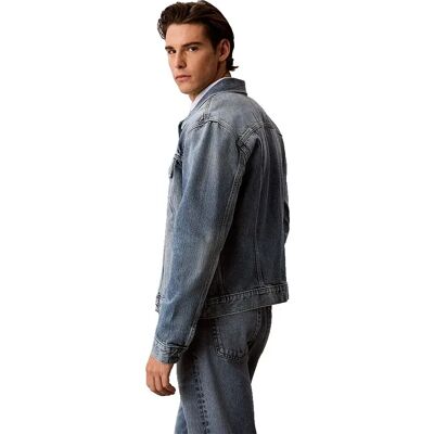 Calvin Klein Jeans Veste En Jean Lv04rf957g Andrew L - Publicité Calvin Klein Jeans Veste En Jean Lv04rf957g Andrew L - Publicité