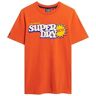 Superdry Cooper 70´s Retro Logo Short Sleeve T-shirt Orange L Homme Orange L male