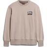 Superdry Mechanic Loose Fit Crew Sweatshirt Beige M Homme Beige M male