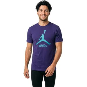 Jordan T-shirt à Manches Courtes Hornets Purple L Homme