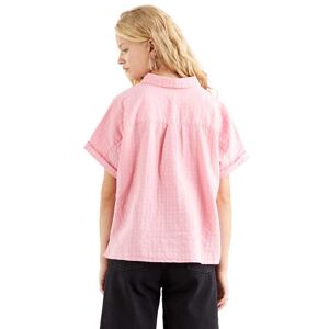 LeviA´s A® Laney Button Down Short Sleeve Shirt Rose L Femme Rose L female