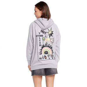 Volcom Truly Stoked Bf Hoodie Gris S Femme Gris S female