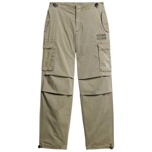 Superdry Ringspun Boyf Cargo Pants Vert 28 Femme Vert 28 female