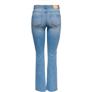 Only Onlwauw Life Hw Sk Flare Bj759 Noos Jeans Bleu S / 30 Femme Bleu S female - Publicité